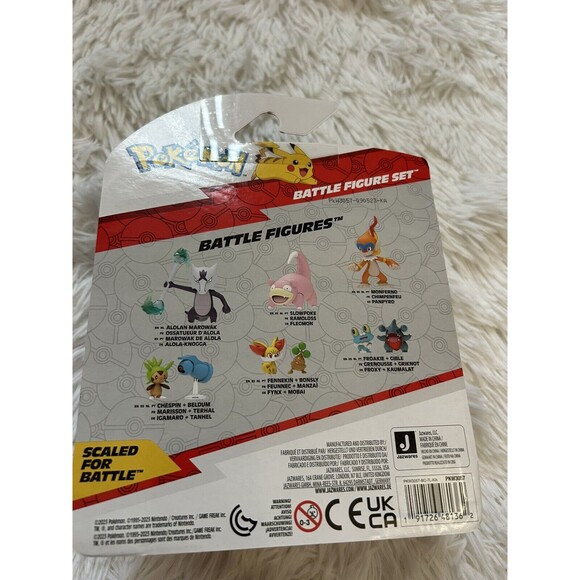 New Pokemon Battle Figure Set Beldum Sirfetch’d Clefairy - Picture 2 of 2